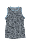 Black Dotted Print Casual Tank Top for Women | Available in 5 Colors