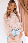 Pink Paisley Boho Blouse