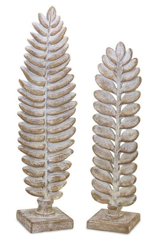 Leaf on Stand Decor-Set of 2