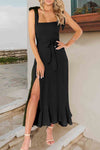 Black One-shoulder Long Dress