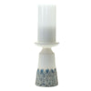 Scallop Design Candle Holder (Set of 2) in Blue