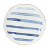 7" Set of 4 Blue and White Patterned Plats