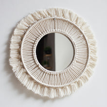  Macrame Decorated Wall Mirror