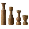 Rustic Wooden Nordic Style Candle Stick Holders