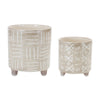 Nordic Style Pot Set of 2 in Beige