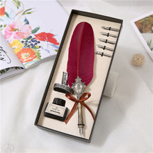  Vintage Quill Pen Set Gift Box