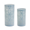 Light Blue Candle Holder (Set of 2)