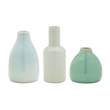  Set of 3 -Oceanside Color Vase Collection