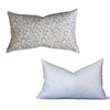 Greige Floral Pillow Cover | Available in Several Sizes