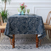 Modern Leaf Patterned Tablecloth in Square or Rectangle Sizes