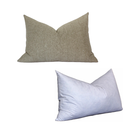 Light Olive Pillow Covers -Set of 2 | Available in Several Sizes