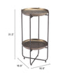 Bronson Accent Table in Bronze