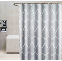  Simple Grey Abstract Lead Design Bathroom Shower Curtain