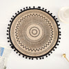 Braided Jute Placemat with Decorative Round Fringe Edge | Available in 10 Styles