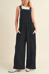 Black Wide Leg Jumpsuit | Available in 2 Colors