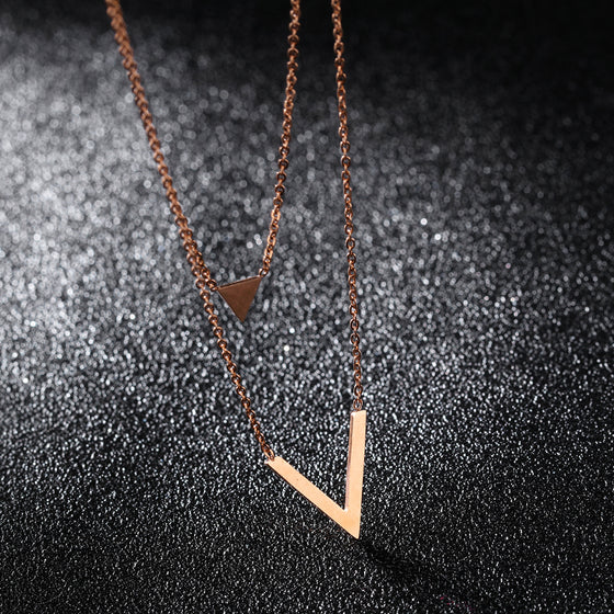 Triangle V Necklace