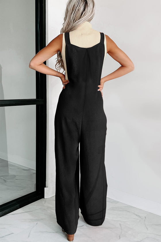 Black Wide Leg Jumpsuit | Available in 2 Colors