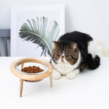  Minimalistic Wooden Food Station for Cats and Dogs