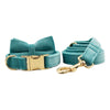 Velvet Pet Collar Traction Rope