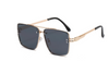 Women's Squared Sunglasses with Gold Frame