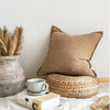 Linen Cotton Throw Pillow | Other Variants Available