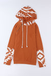 Aztec Pattern Pullover Hoodie with Pockets | Other Colors Available