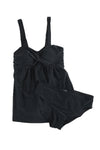 Navy Blue Ruched Swing Tankini Swimsuit | Available in 3 Colors