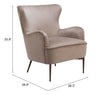 Kerch Accent Chair Gray