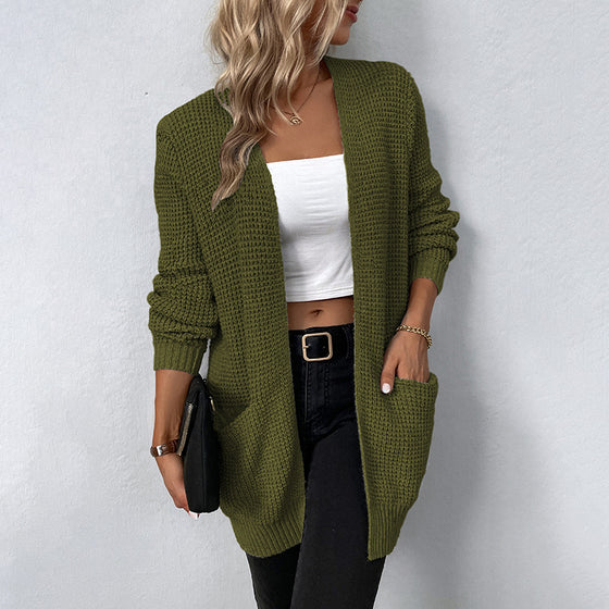 Long Cardigan Sweater with Pockets | Available in 4 Colors