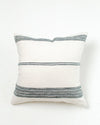 18" Aden Throw Pillow Cover -Natural and Navy