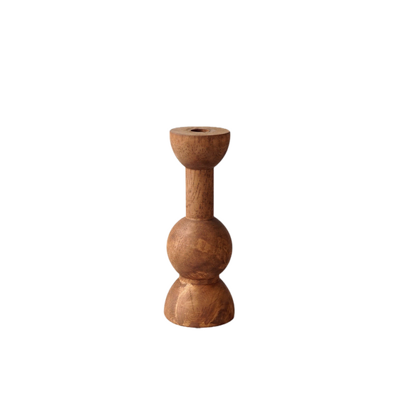 Rustic Wooden Nordic Style Candle Stick Holders