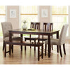 Set of Two Modern Bankston Dining Chairs in Mocha Finish