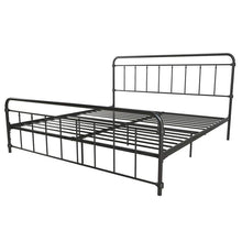  King Size Classic Black Metal Spindle Bed Frame