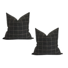  Black Plaid Pillow Covers -Set of 2 | Available in Several Sizes