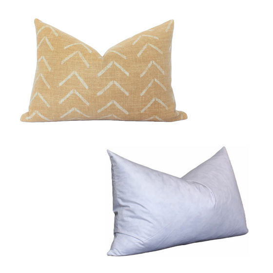 Yellow Gale Pillow Cover -Set of 2 | Available in Several Sizes