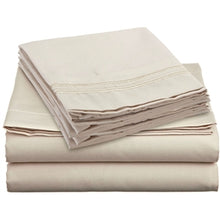  King size 4-Piece Sheet Set in Beige Cream