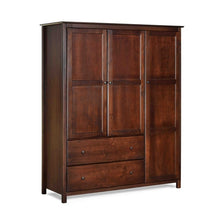  Cherry Wood Finish Bedroom  Armoire