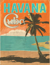 Wall Art -Cuba Havana Illustration