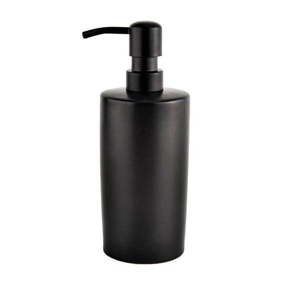 Black Stoneware Dish Soap Dispenser 15 oz