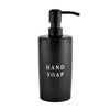 Black Stoneware Hand Soap Dispenser 15 oz