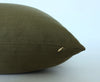 Dark Olive Pillow Cover -Set of 2 | Several Sizes Available