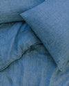 Denim Linen Queen Duvet Set