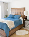 Denim Linen Queen Duvet Set