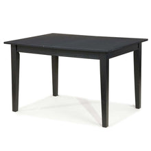  Expandable Dining Table 48-66-inch in Ebony Black Wood Finish