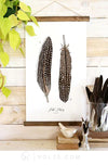 Feather Patterns Vol. 4 | Unique Hanging Wall Art Jessica Rose