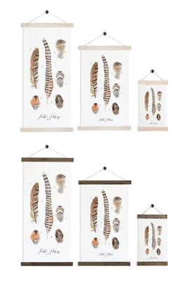 Feather Patters Vol. 5 | Unique Hanging Wall Art by Jessica Rose