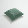 18" x 18" Teal Green Knitted Pillow Cover