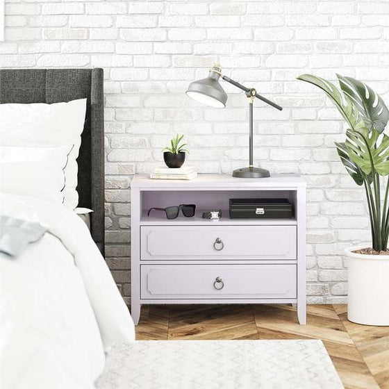 Bella 2 Drawer Nightstand