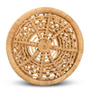 Round Rattan Side Table