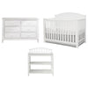 3 Piece Nursery Furniture Set in White